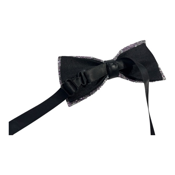 Purple Glitter Size 9.5 Loafers with Bow Tie - Picture 3 of 13